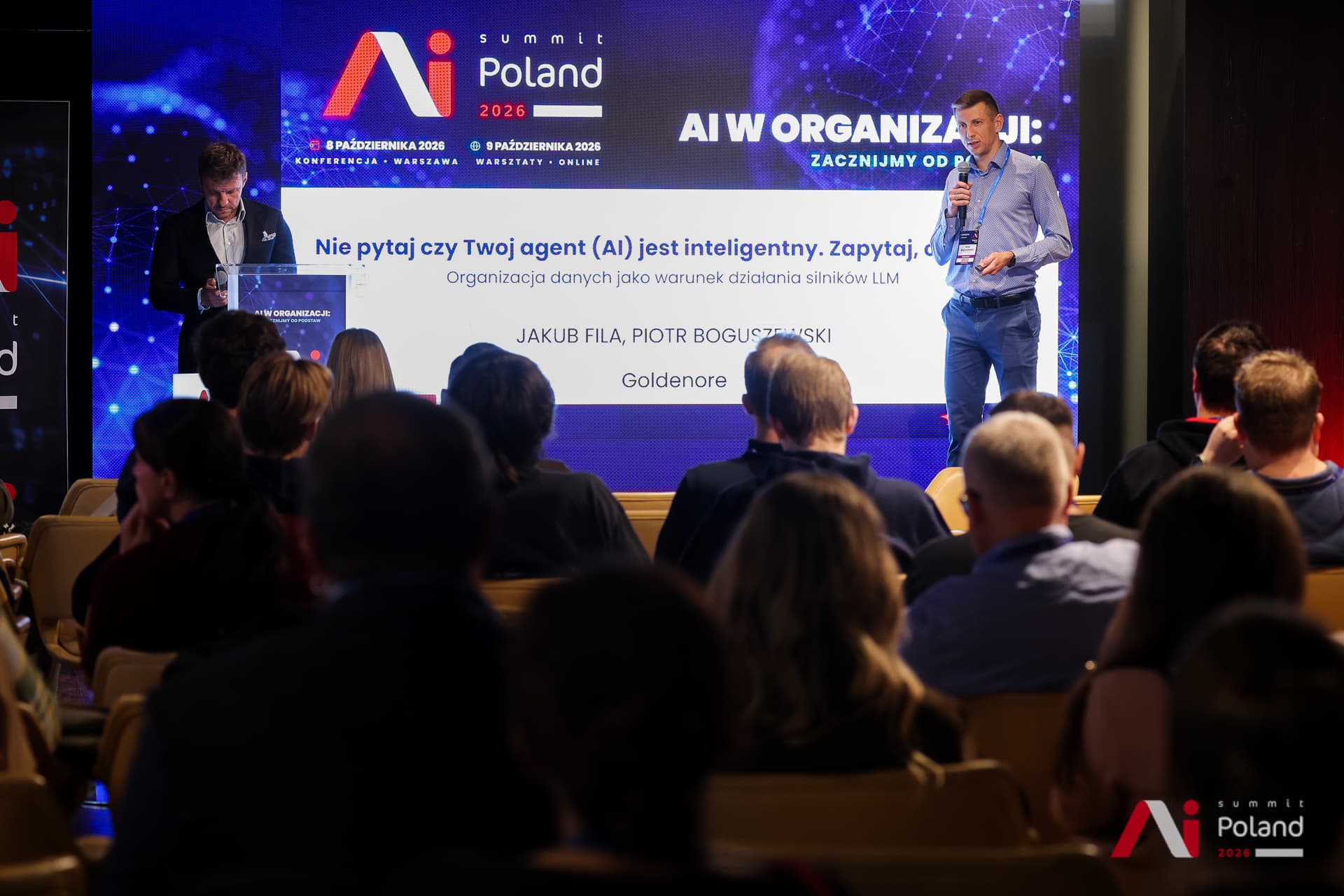 An audience view of the Goldenore presentation
