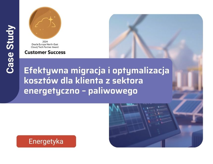 Poznaj nasz nagrodzony przez Oracle projekt.