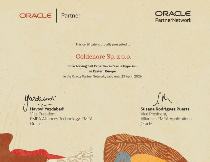 Sell Expertise in Oracle Hyperion